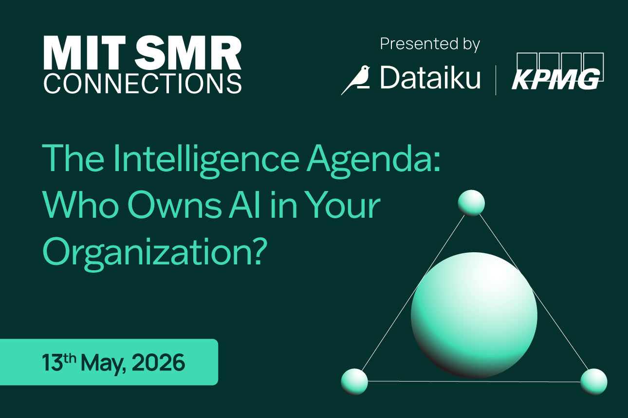 The Intelligence Agenda: Who Owns AI in Your Organization?